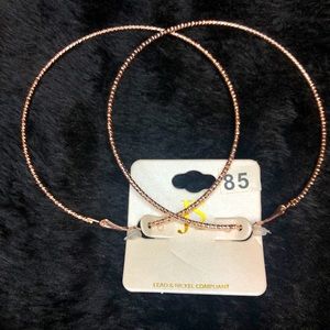 ✨Rose Gold Plated Hoops✨